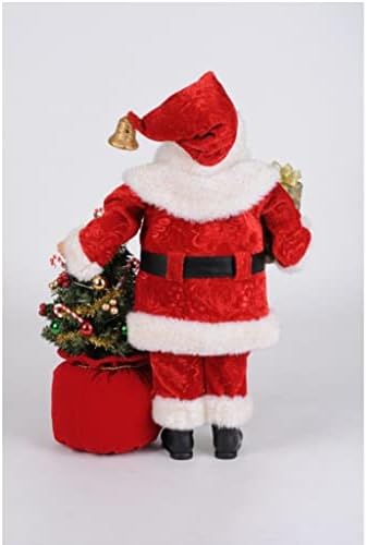 Karen Didion osvijetljena darovima Djed Mraz Claus Figurica 19 inča višebojna