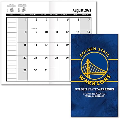 Turner Sports Golden State Warriors 2021-22 17-mjesečni džepni planer
