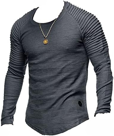 Muške ležerne majice majice majice hip hop majice s košuljama patchwork dugih rukava topli vrhovi pulover džemperske majice