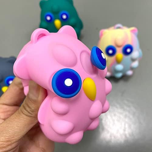 Stress lopta igračka, 3D push pop fidget Igračka za odrasle osobe za djecu, ublažite anksioznost ventilat za dekompresiju kuglice,