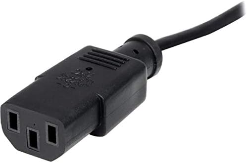 StarTech.com 10-noga kabel za teške uvjete rada, kabel za napajanje izmjenične struje NEMA 5-15P - C13, 15A 125V, 14AWG Prijenosni