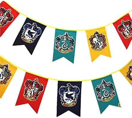 Rođendanski poklon Harri Potteru, zidni transparent, Zastava ukrasa kuće Griffindor / Hufflepuff / Ravenclo|Slizerina