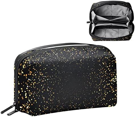 Vodootporne kozmetičke torbice, putne kozmetičke torbice sa sjajnom pozadinom zlatne zvijezde, višenamjenske prijenosne kozmetičke