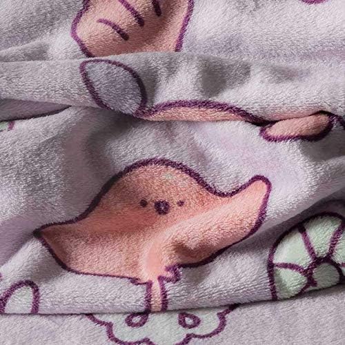 Pusheen mačka plišana kraljica pokrivač super mekana pahuljasta runa s dekoracijama posteljine od jastuka od jastuka 2pcs Limited Edition