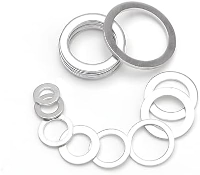 100pcs aluminijski ravni brtvi prsteni matica i vijak za postavljanje prstena brtva m4 m5 m6 m8 m10 m12 m12 m14 m16 m18 m22 m20 m22