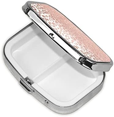 EWMAR prijenosna kutija za skladištenje tableta od nehrđajućeg čelika Mala posuda za tablete za džep/torbicu i putovanja