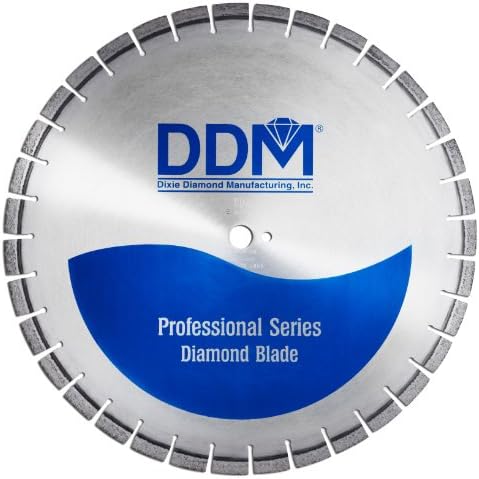 Dixie Diamond Manufacturing C451624165R Profesionalno mokro rezanje sušenog betonskog noža, 24-inčni x 0,165-inčni