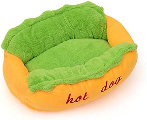 Froiny hot -dog oblik kućnog ljubimca mekani slatka kreveta za pse ugodno štene mačke za spavanje jastuka mačića topli prostirki 60cmx50