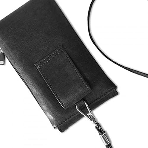 Volim hongkong poznatih mjesta Telefonska torbica za novčanik Viseti mobilna vrećica crni džep