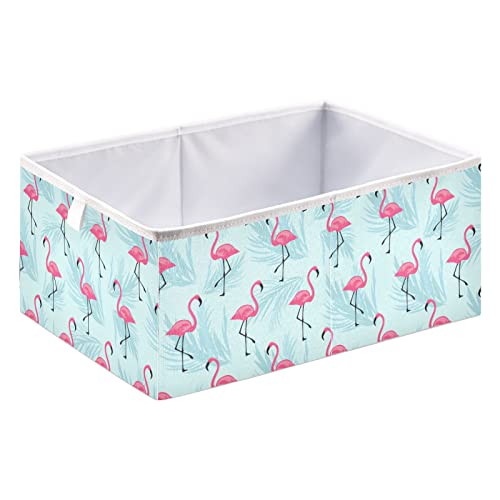 Košara za pohranu ružičastih Flamingo kockica sklopive kutije za pohranu vodootporna košara za igračke organizator kockica dječje kutije