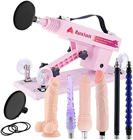 AuxFun Automatski seks stroj s 3,5 usisna čaša podesiva brzina ljubavi s realnim dildosima žena za potiskivanje strojeva seksualni
