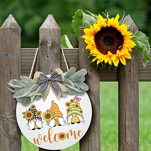 Suncokret dekor znak dobrodošlice za dekor u prednjim vratima suncokret za suncokret za trijem seoska kuća suncokret kuhinja dekor
