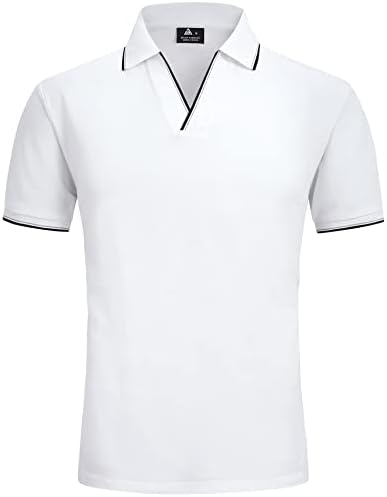 V valanch golf polo majice za muškarce kratke rukave vlaga Wicking Summer casual ovratni košulje tenis polo