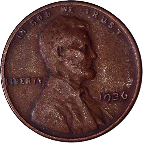 1936. Lincoln Wheat Cent 1c vrlo fino