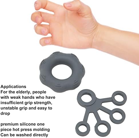 Ojačavač prsta, mekani fleksibilni prijenosni silikonski ručni stisak za jačanje za obuku za zglobove za zglobove