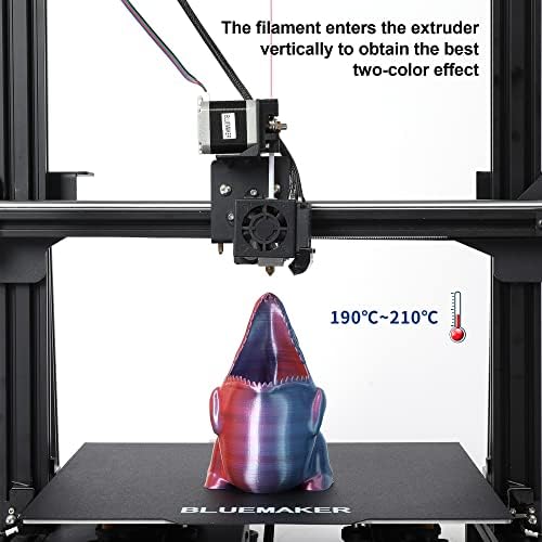 Silk Magic PLA 3D pisač filament crveno plava+Rainbow pla flash tamna, ukupno 2pcs
